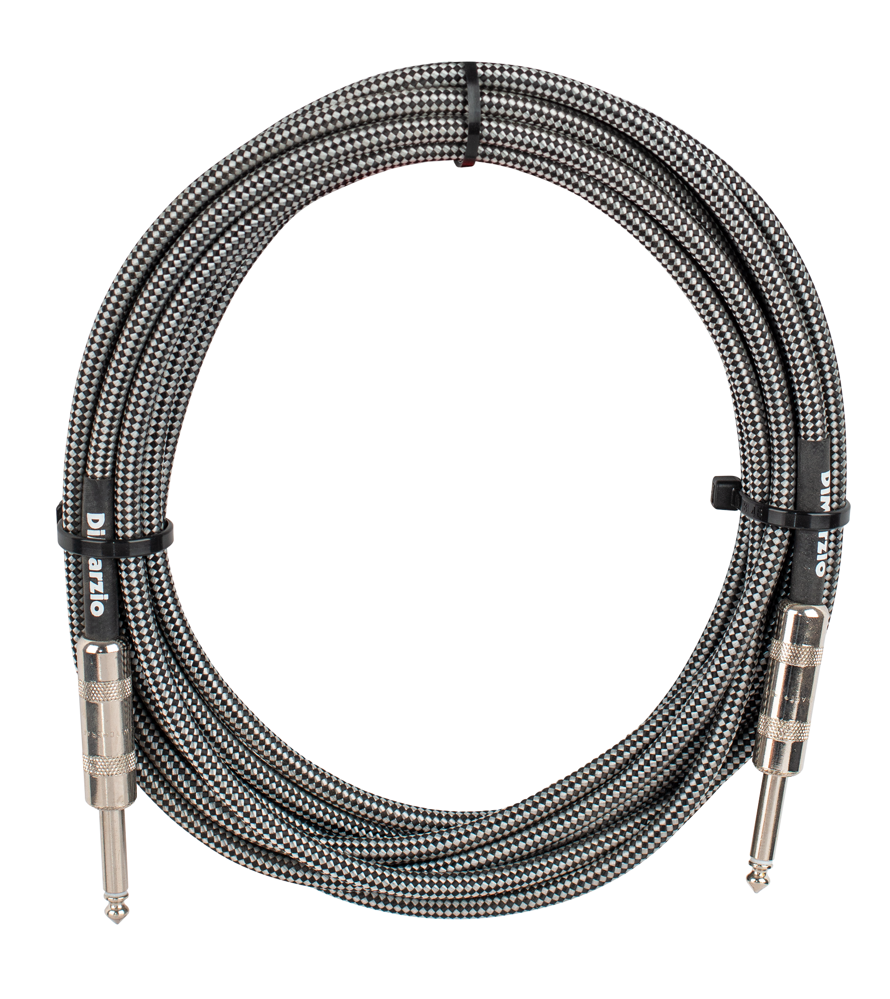 DiMarzio | EP1718BG | 18 ft Pro Guitar Cable | Black and Grey DiMarzio | EP1718BG | 18 ft Pro Guitar Cable | Black and Grey